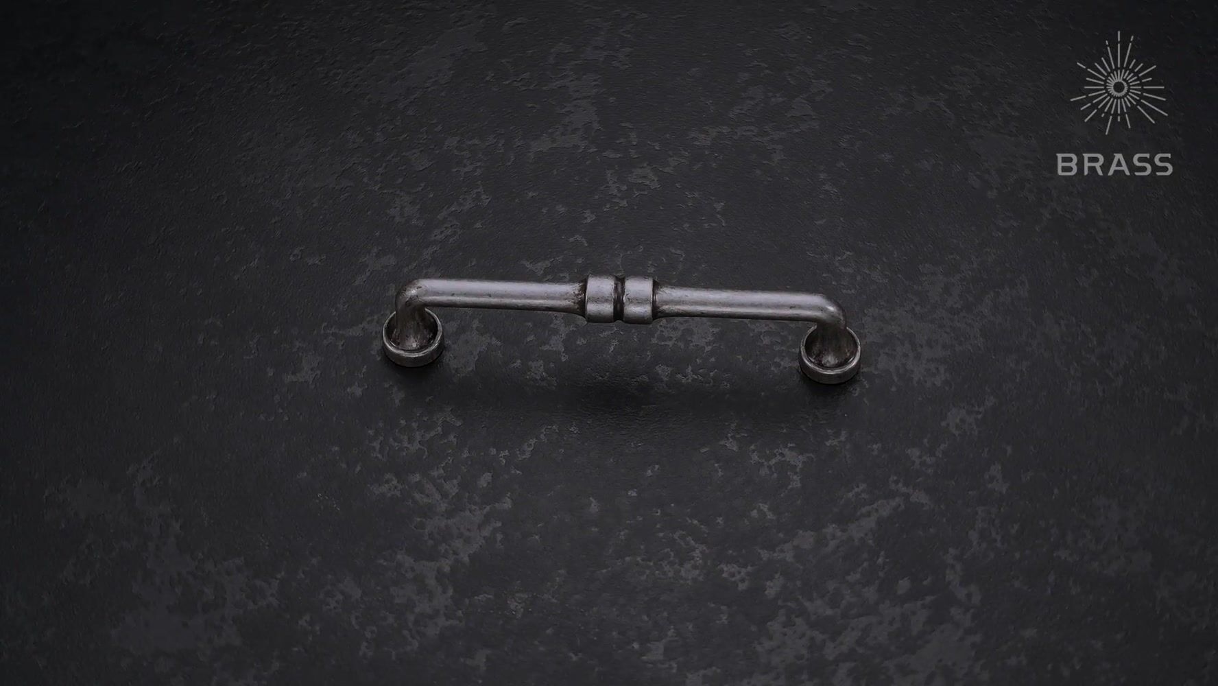 551-128-Silver Ручка скоба, серебро 128 мм